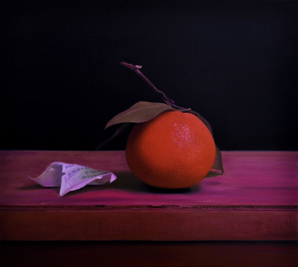 Abdelhak Benallou, Sans titre, 2022 huile sur toile