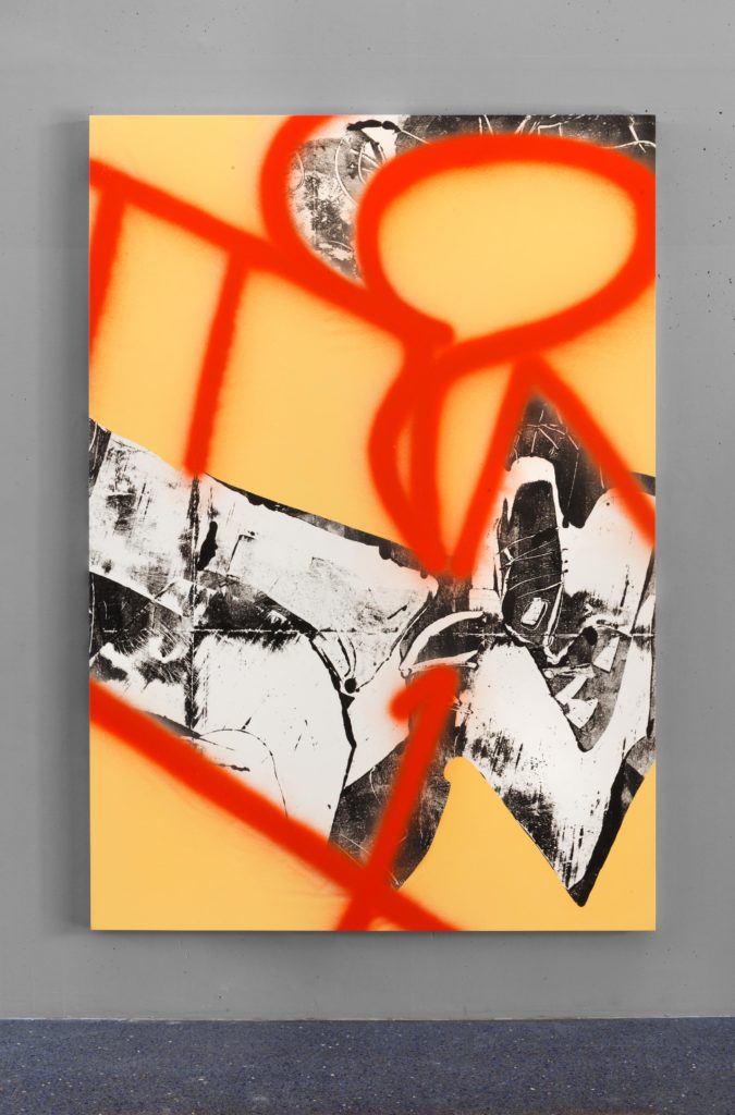 Antonin Hako, 200 x 300 cm, Skeumalekba01, 2021, acrylic on canvas, ©Louise Mutrel - EP